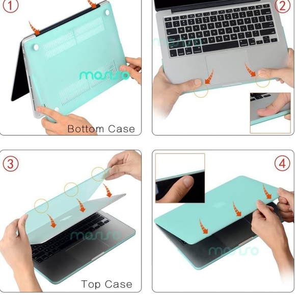 Macbook case in baby pink - Picture 5 of 5